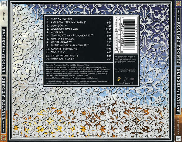 Rolling Stones - Bridges To Babylon CD Import