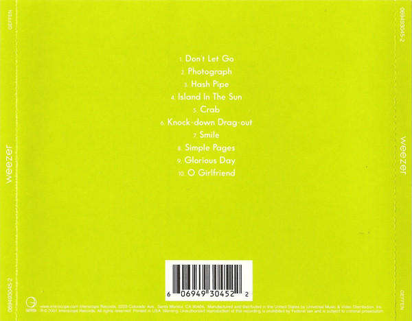 Weezer - Weezer CD Import