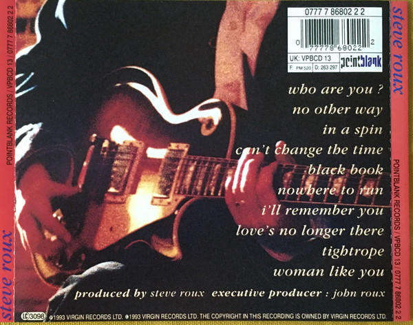 Steve Roux - Steve Roux CD Import