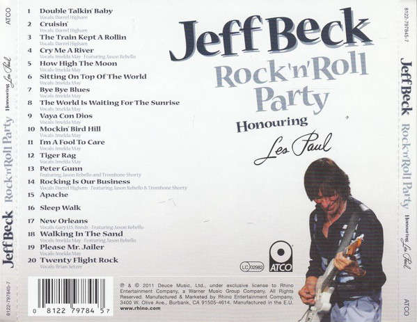 Jeff Beck - Rock 'n' Roll Party (Honoring Les Paul) CD Import