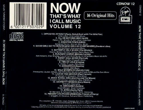 Various - NOW That's What I Call Music 12 CD Rare