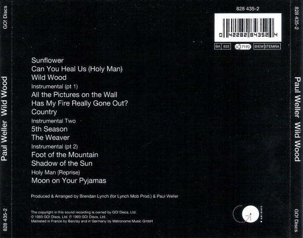 Paul Weller - Wild Wood CD Import