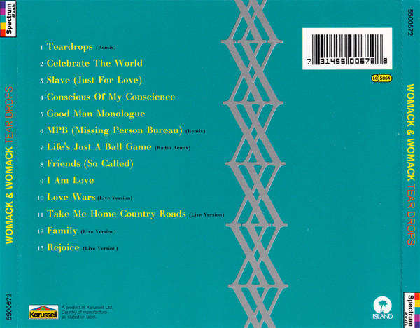 Womack & Womack - Tear Drops CD Import