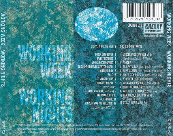 Working Week - Working Nights Double CD Import