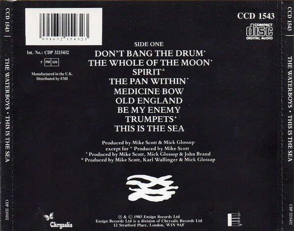 Waterboys - This Is the Sea CD Import