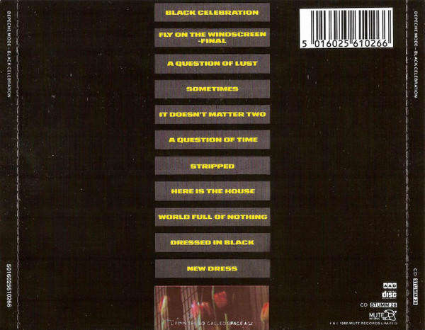 Depeche Mode - Black Celebration CD Import