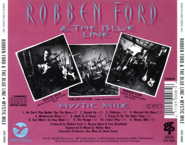 Robben Ford & Blue Line - Mystic Mile CD Import