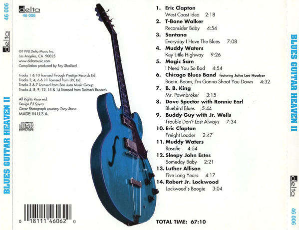 Various - Blues Guitar Heaven CD Import