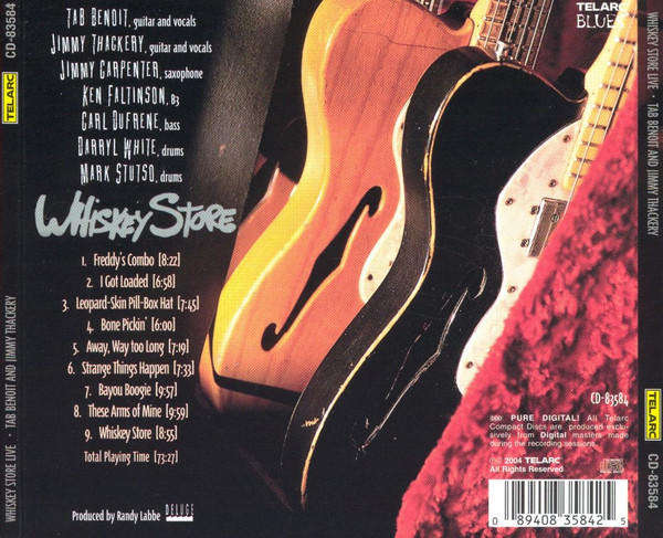Jimmy Thackery & Tab Benoit - Whiskey Store Live! CD Import