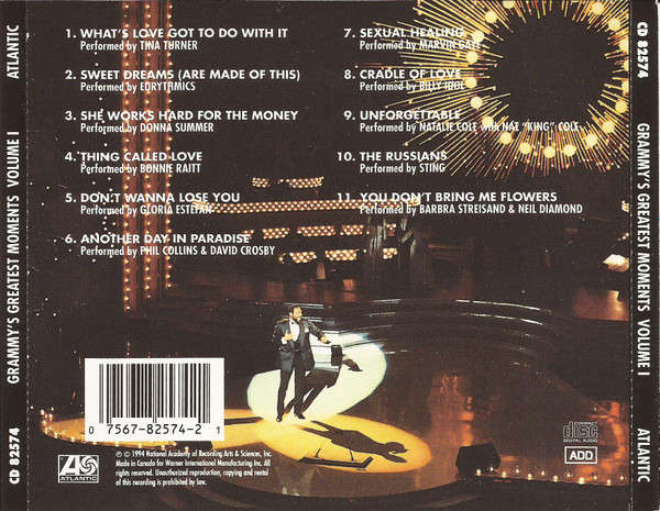 Various - Grammy's Greatest Moments - Volume I CD Import
