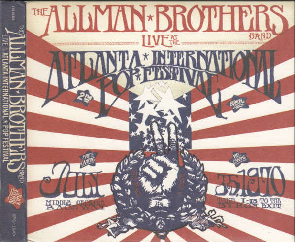 Allman Brothers Band  Live At Atlanta International Pop Festival July 3 & 5, 1970 Double CD Import