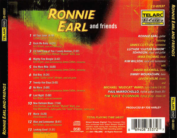 Ronnie Earl - Ronnie Earl & Friends CD Import