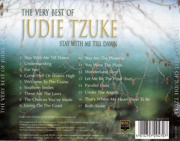 Judie Tzuke - Very Best of / Stay With Me Till Dawn CD Import