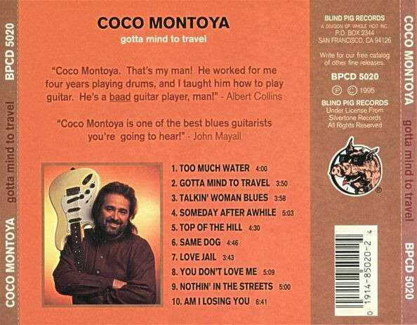 Coco Montoya  Gotta Mind To Travel CD Import