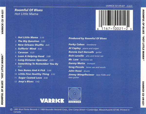 Roomful of Blues - Hot Little Mama! CD Import