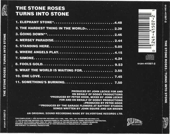 Stone Roses - Turns Into Stone CD Import