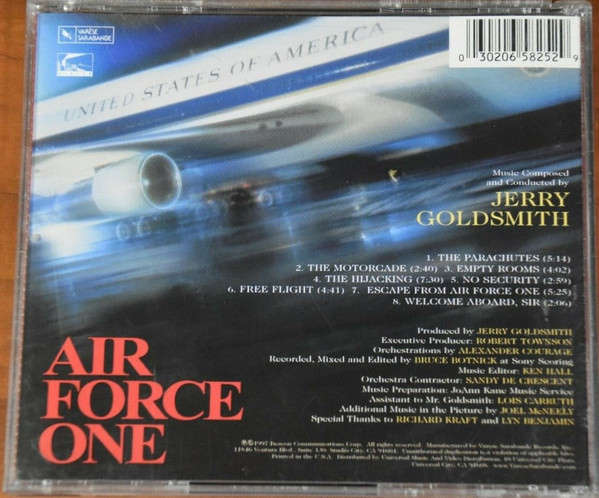 Soundtrack - Jerry Goldsmith - Air Force One CD Import