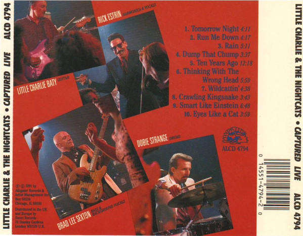 Little Charlie & Nightcats - Captured Live CD Import