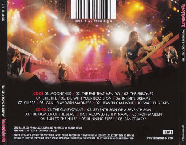 Iron Maiden - Maiden England '88 Double CD Import