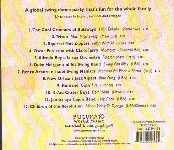 Putumayo Various - Swing Around the World CD Import