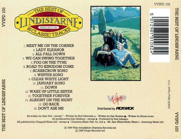 Lindisfarne - Best of Lindisfarne - 16 Classic Tracks CD Import