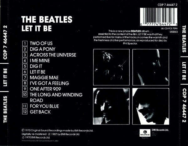 Beatles - Let It Be CD Import