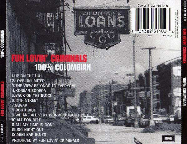 Fun Lovin' Criminals - 100% Colombian CD Import