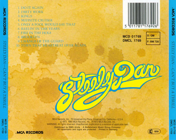 Steely Dan - Can't Buy a Thrill CD Import