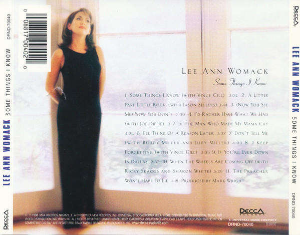 Lee Ann Womack - Some Things I Know CD Import