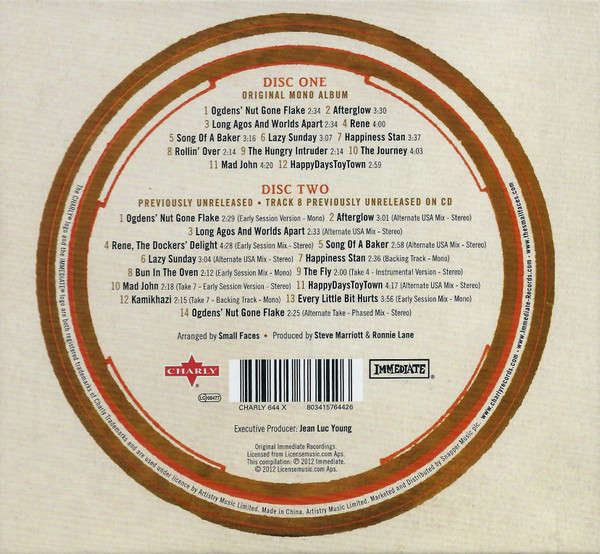 Small Faces - Ogdens' Nut Gone Flake Double CD Digipak Import