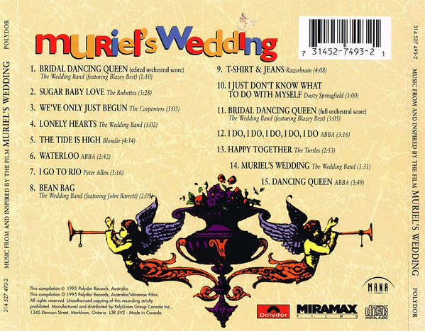 Soundtrack - Muriel's Wedding CD Import