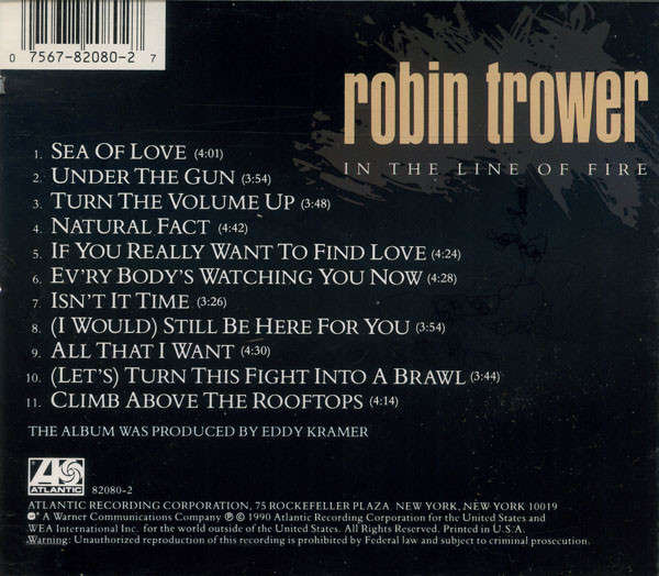 Robin Trower - In the Line of Fire CD EU Import