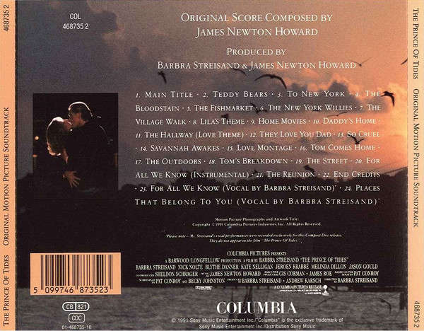 Soundtrack - The Prince of Tides CD Import