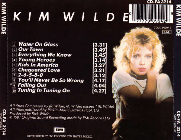 Kim Wilde - Kim Wilde CD Import