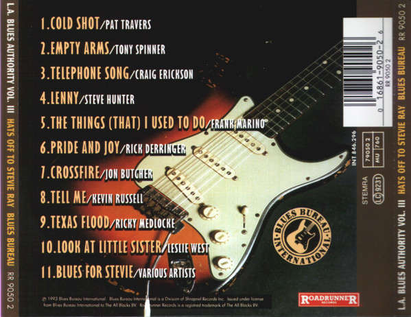 Various - Hats Off To Stevie Ray (L.A. Blues Authority Volume III) CD Import