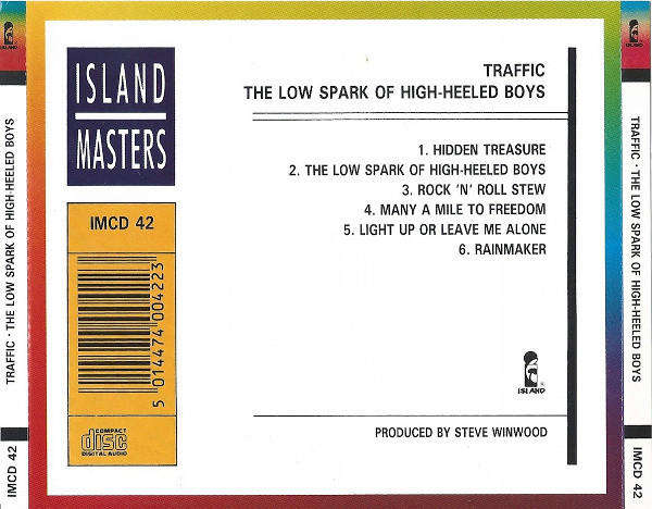 Traffic - The Low Spark Of High Heeled Boys CD Import