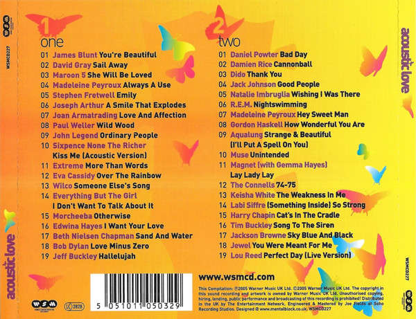 Various - Acoustic Love Double CD Import