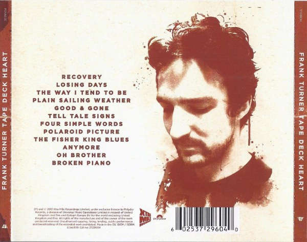 Frank Turner - Tape Deck Heart CD Import