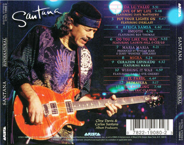 Santana - Supernatural CD Import