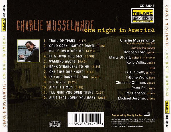 Charlie Musselwhite - One Night In America CD Import