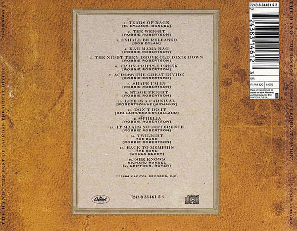 The Band - Best of Across the Great Divide CD Import Sealed