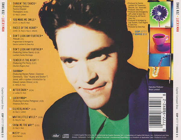 Dave Koz - Lucky Man CD Import