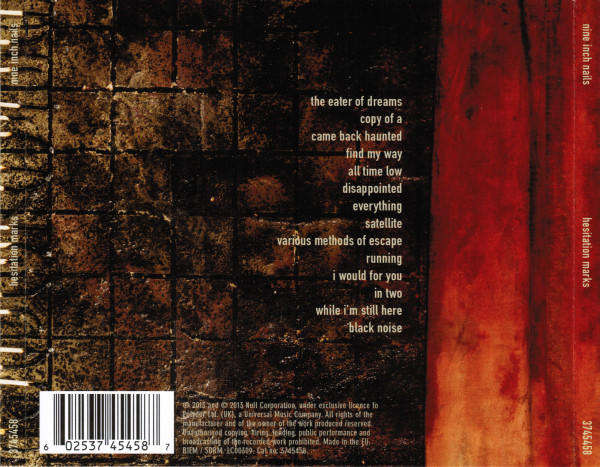 Nine Inch Nails - Hesitation Marks CD Import