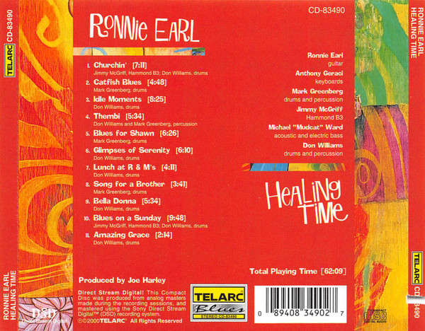 Ronnie Earl - Healing Time CD Import