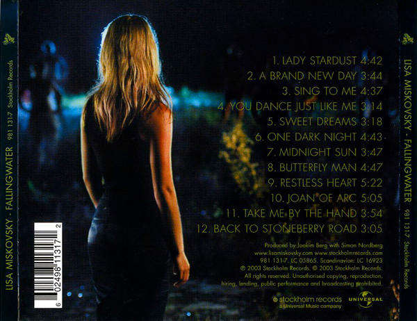 Lisa Miskovsky - Fallingwater CD Import