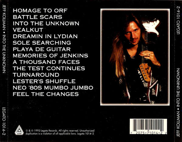 Jeff Kollman - Into the Unknown CD Import