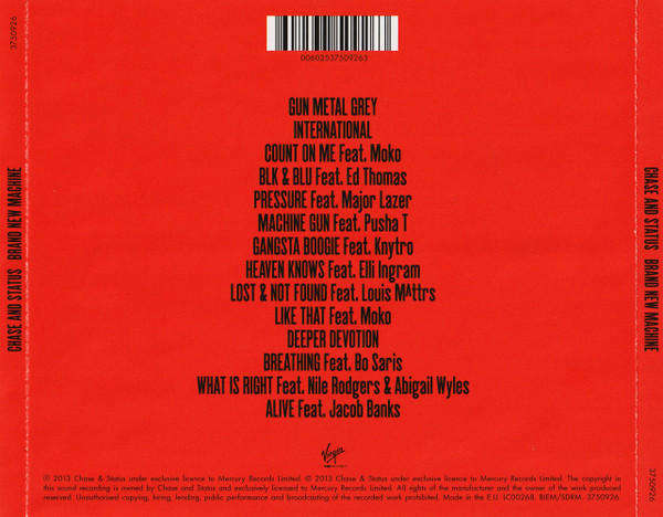 Chase & Status - Brand New Machine CD Import