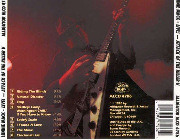 Lonnie Mack - Live Attack of the Killer V CD Import