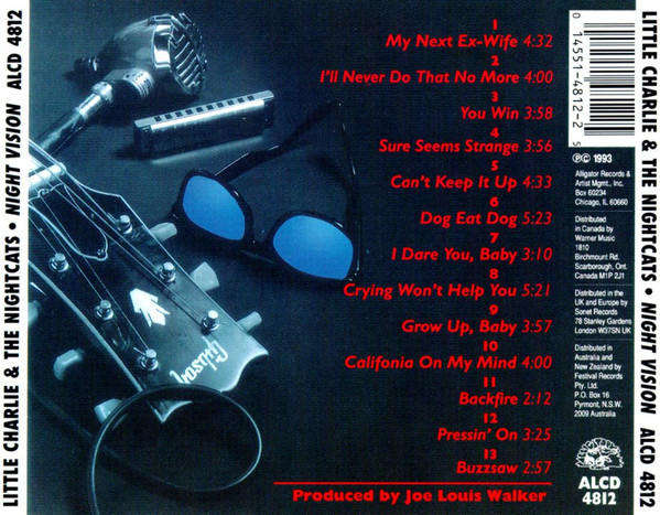 Little Charlie & Nightcats - Night Vision CD Import