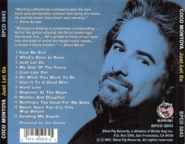 Coco Montoya - Just Let Go CD Import